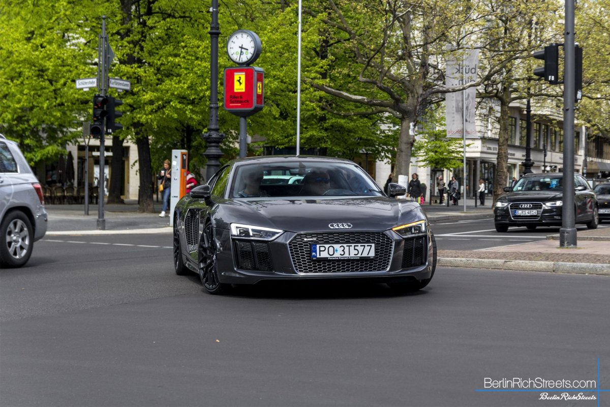 Audi R8 V10 Plus (2016) spotted in Berlin — BerlinRichStreets